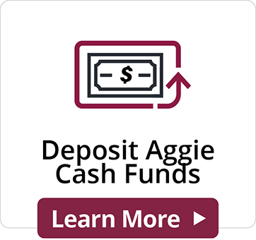 Deposit Aggie Cash Funds Badge